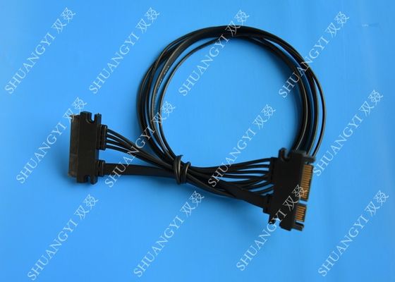 China 22 Pin Stecker auf Buchse Festplatte SATA Netzkabel Schwarz Slimline 20 Zoll fournisseur