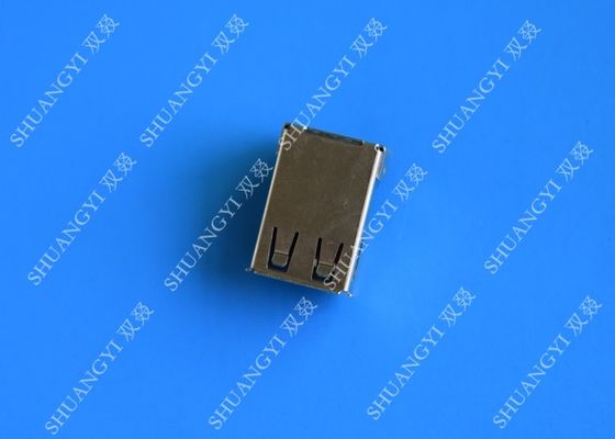 China 4 Art Aufladungsverbindungsstück USBs, rechtwinkliges weibliches Verbindungsstück Pin AF SMTs USB 2,0 fournisseur