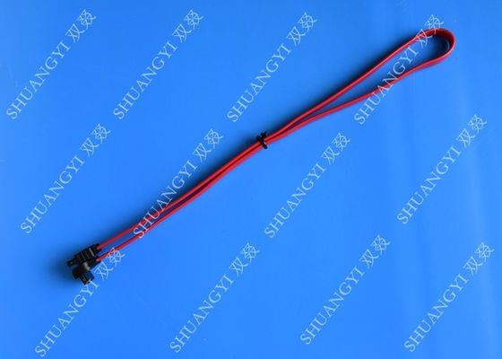 China Laptop SATA-Kabel SATA-Revisions-3,0 schwarzes gerade zu rechtwinkligem SATA 600 fournisseur
