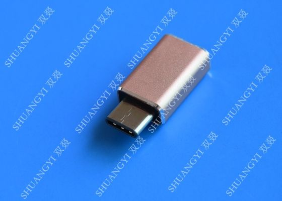 China Laptop Hochgeschwindigkeits- Mini- Mikro- USB C zu Aluminium-Rose Gold USBs 3,0 Smart fournisseur