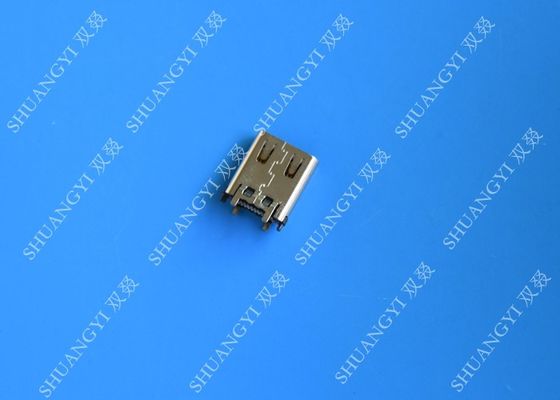 China Elektrische SMT-BAD 24 Art Zyklen USBs 3,1 Verbindungsstück Pin USB c-Frau-10000 fournisseur