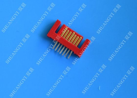 China Leichte rote externe SATA 7 Art der Pin-Verbindungsstück-Spannungs-500V SMT fournisseur