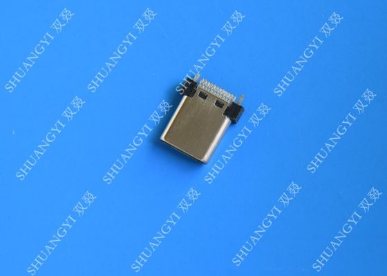 China Unterwegsotg imprägniern Mikro-USB-Verbindungsstück 24 Pin-Edelstahl-Farbe fournisseur