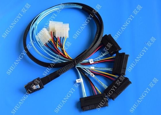 China 1M Serie befestigte SCSI-Kabel Mini-Mann Dämpfungsreglers 36-Pin zum Frau-Kabel Dämpfungsreglers 29-Pin fournisseur