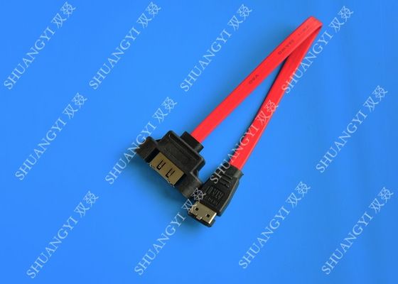 China Hochgeschwindigkeits-SATA Kabel 15 PVC-Energie-Serial ATAs Pin SATA zu ESATA 7 Pin fournisseur