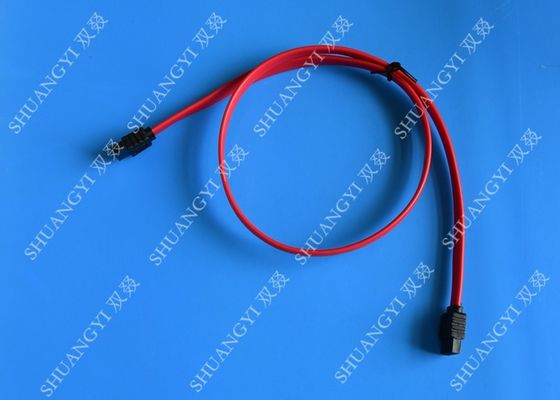 China Rot 18 Zoll kundenspezifische SATA-Daten-Kabel SATA III 6,0 Gbps für blaues CD-Laufwerk Rays DVD fournisseur