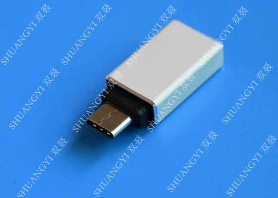 China Schreiben Sie c-Mann zu USB 3,0 ein weibliches Mikro-USB Weiß Apples mit Nickel überzogenem Verbindungsstück fournisseur