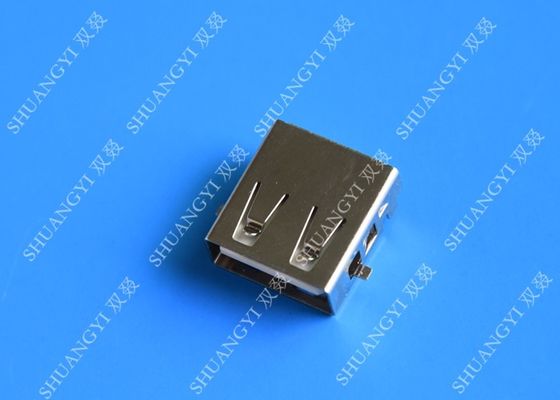 China BAD 180 Grad-Jack-Sockel 4 Aufladungsverbindungsstück Pin USB, 15mm USB 2,0 Frau-Art ein Verbindungsstück fournisseur
