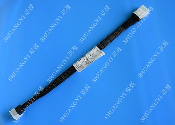 China HD mehrspurige befestigtes SCSI Kabel SFF 8643 Dämpfungsreglers Serie bis Länge SFF 8087 3,3 Fuß fournisseur
