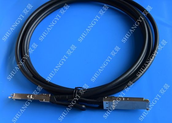 China 40Gb/S QSFP28 verweisen - befestigen Sie kupferne Serie befestigtes SCSI-Kabel für Schalter 2 Meter fournisseur