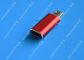 Rot USB 3.1 Typ C Stecker auf Micro USB 5 Pin Micro USB schlank für Handy fournisseur